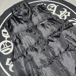 Black avirex puffer vest jacket